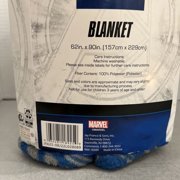 New Black Panther Claws Out 62” x 90” Throw Blanket for Kids Large Avengers - Picture 6 of 6